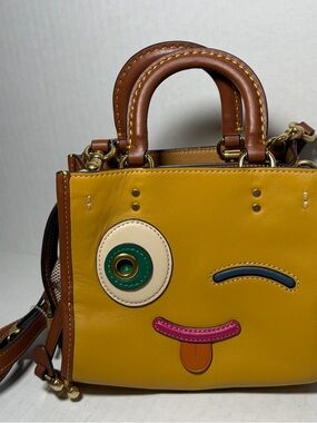 Coach Rogue 17 Coachies Winky Limited Edition Jacquard Signature Bag